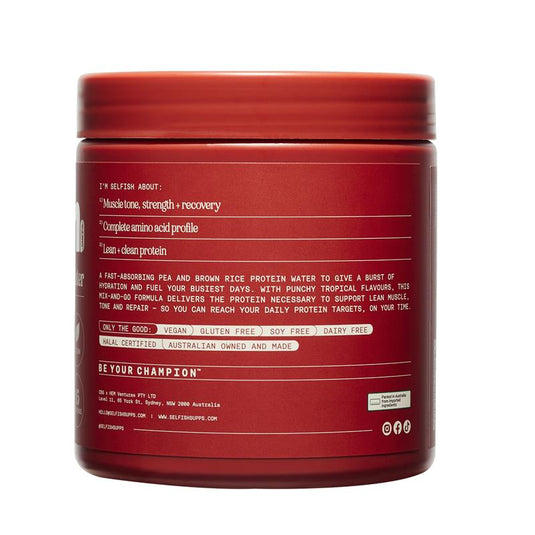 Selfish Give Me Protein Water Tropical Crush Flavour 300g