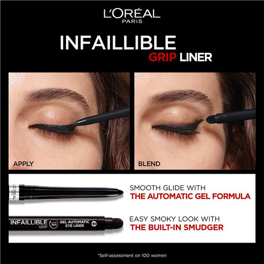 L'Oreal Paris Infallible Grip 36H Gel Automatic Eye Liner 14 Soft Gold