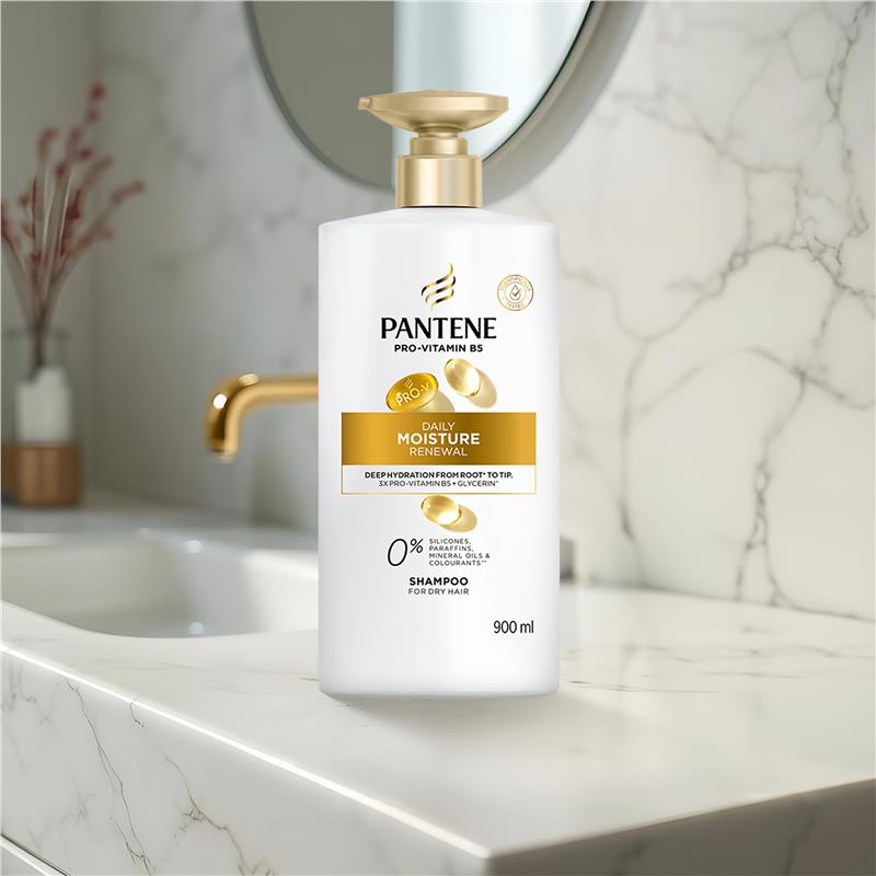 Load image into Gallery viewer, Pantene Daily Moisture Renewal Shampoo 900ml
