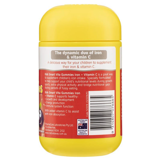 Nature's Way Kids Smart Vita Gummies Iron + Vitamin C 60 Gummies