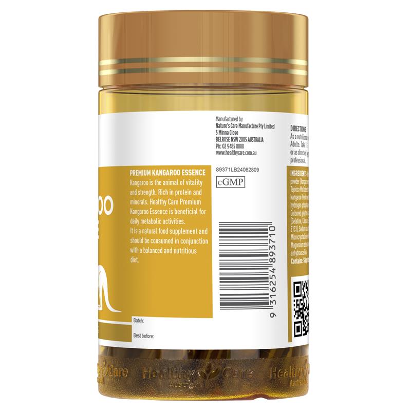 Load image into Gallery viewer, Healthy Care Kangaroo Essence 120 Capsules
