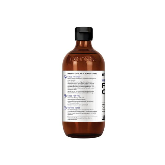 Melrose Organic Flaxseed Oil 200ml Fridge Line