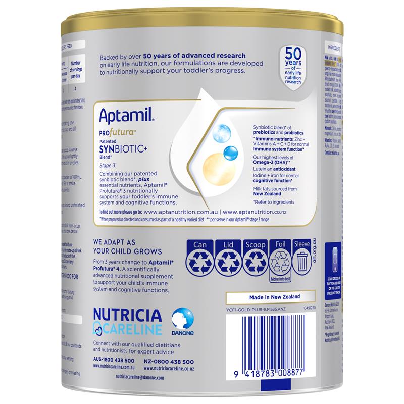 Load image into Gallery viewer, Aptamil Profutura Synbiotic+ Stage 3 Toddler Formula 900g
