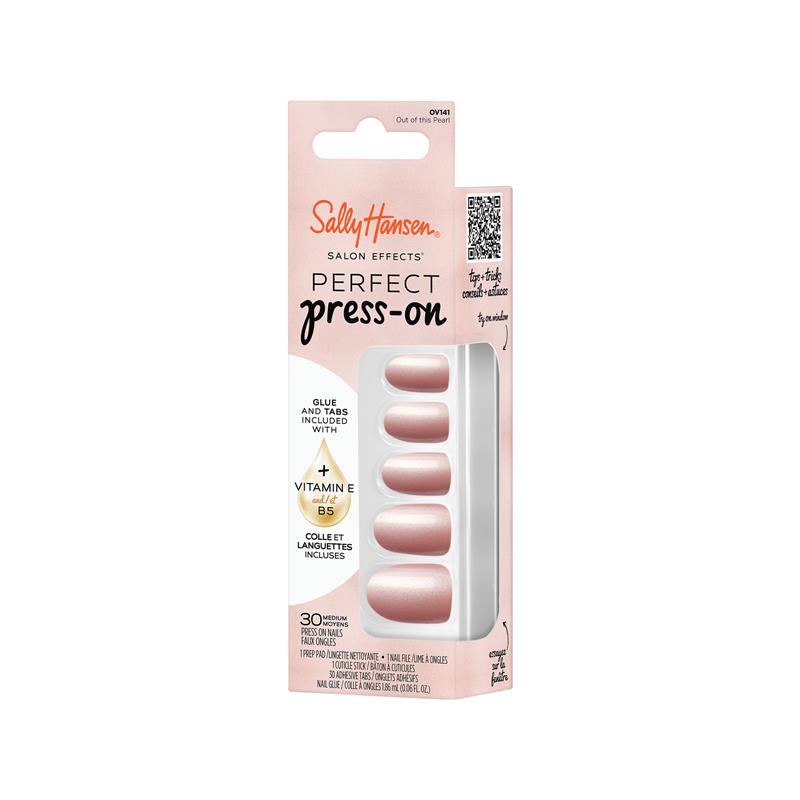 Load image into Gallery viewer, Sally Hansen Salon Effects Perfect Press-On Out Of This Pearl 30 Pieces
