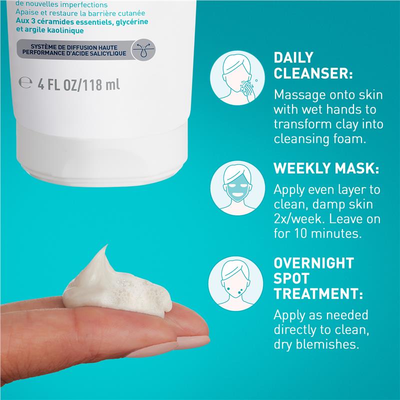 Load image into Gallery viewer, CeraVe Blemish Clay-To-Foam Cleanser 118ml
