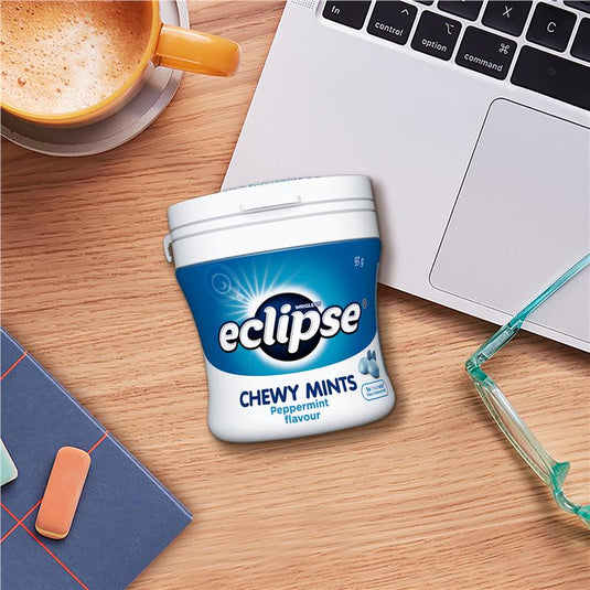 Eclipse Peppermint Chewy Mints 46 Piece Bottle