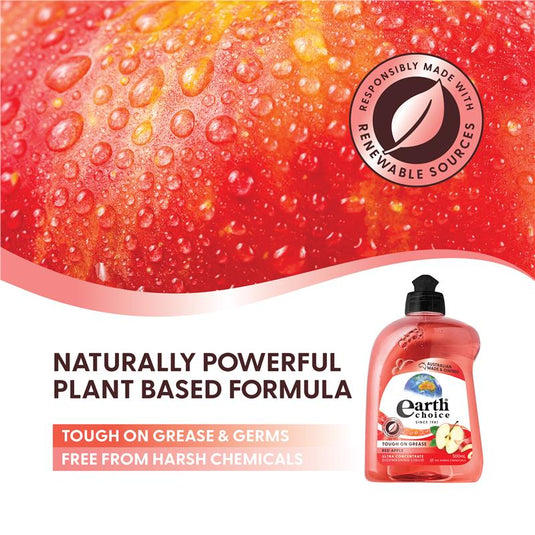 Earth Choice Dishwash Concentrate Red Apple 500ml
