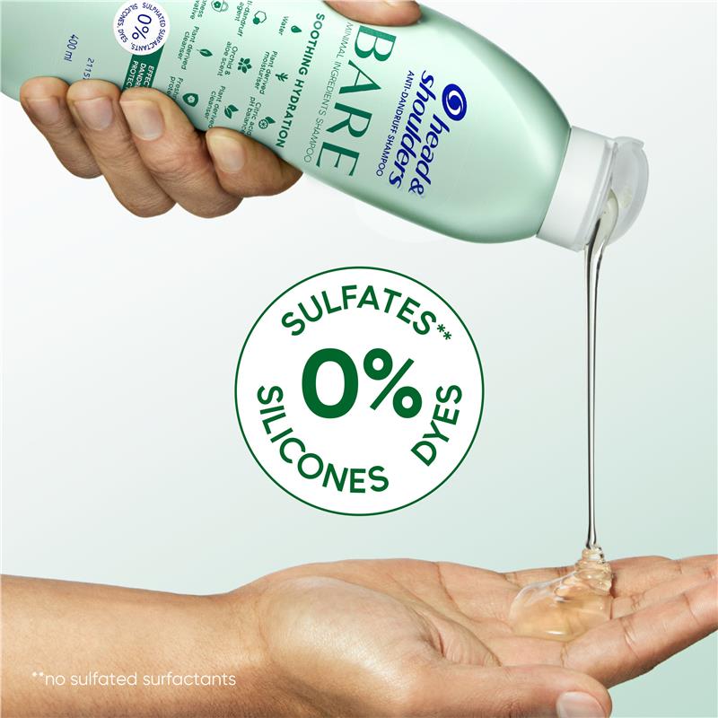 Load image into Gallery viewer, Head &amp; Shoulders BARE Soothing Hydration Shampoo 400ml
