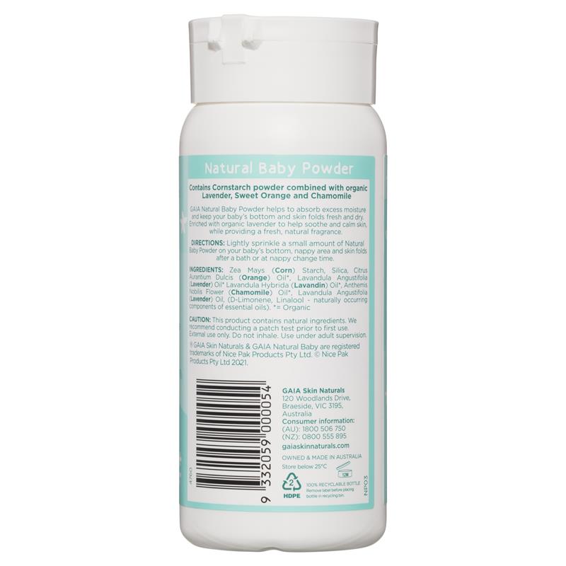 Load image into Gallery viewer, Gaia Natural Baby Powder 100g
