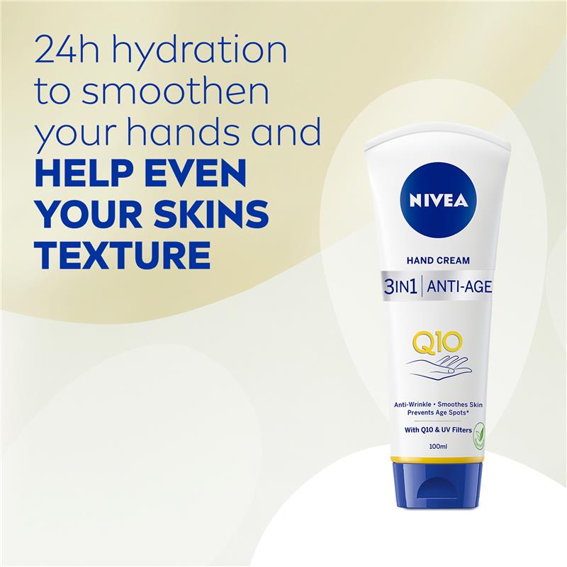 Load image into Gallery viewer, NIVEA Q10 3-in-1 Anti-Age Hand Cream 100ml
