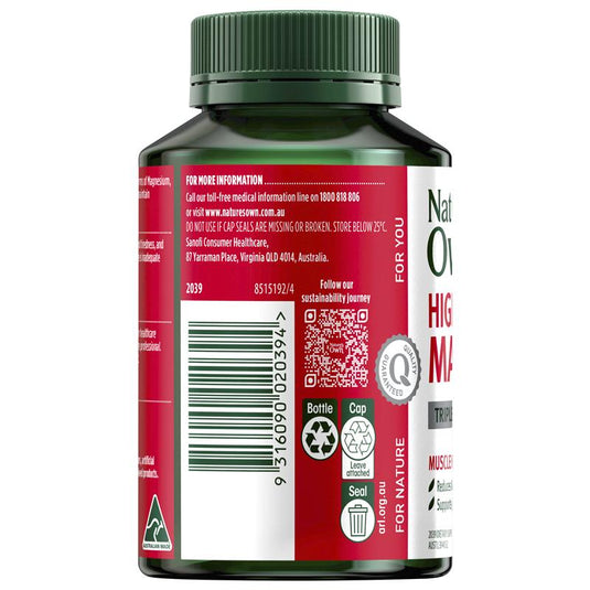 Nature's Own High Strength Magnesium 150 Tablets