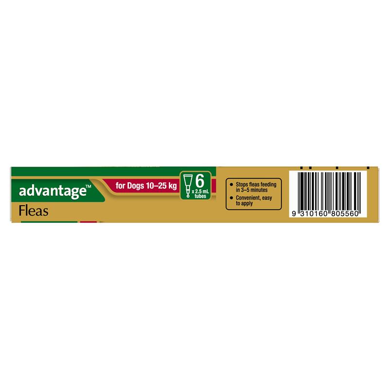 Load image into Gallery viewer, Advantage for Dogs 10 - 25 kg 6 pack

