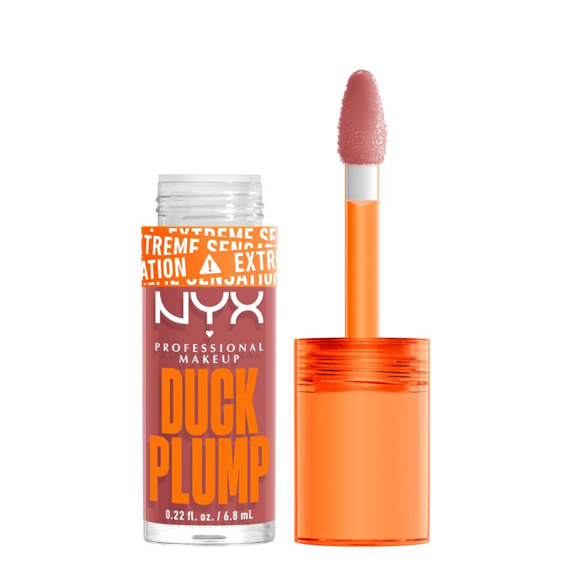 Load image into Gallery viewer, NYX Duck Plump Lip Plump Gloss Nude Swings
