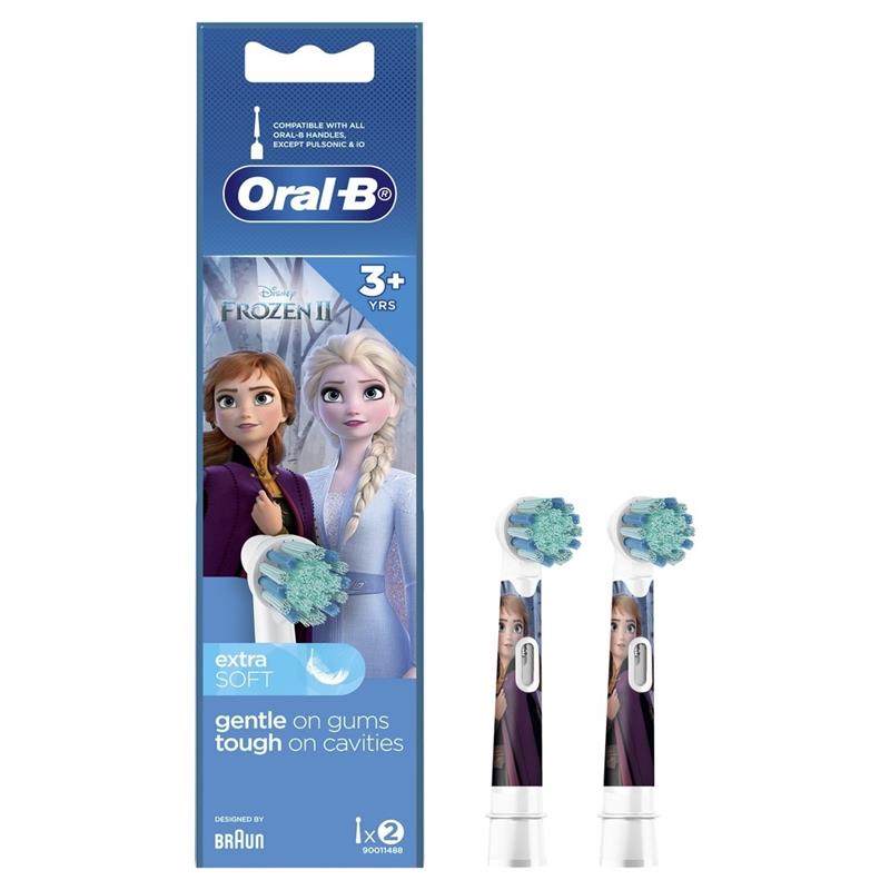 Load image into Gallery viewer, Oral B Power Toothbrush Kids Frozen Refills 2 Pack

