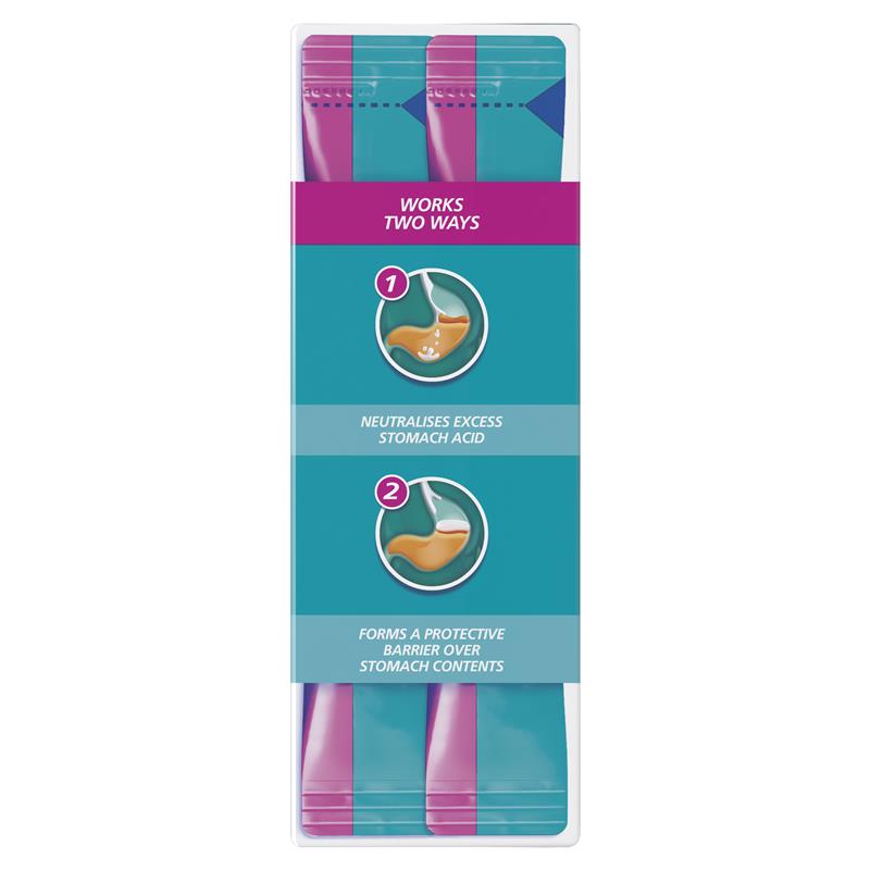 Load image into Gallery viewer, Gaviscon Dual Action Liquid Sachets Peppermint 24 Pack
