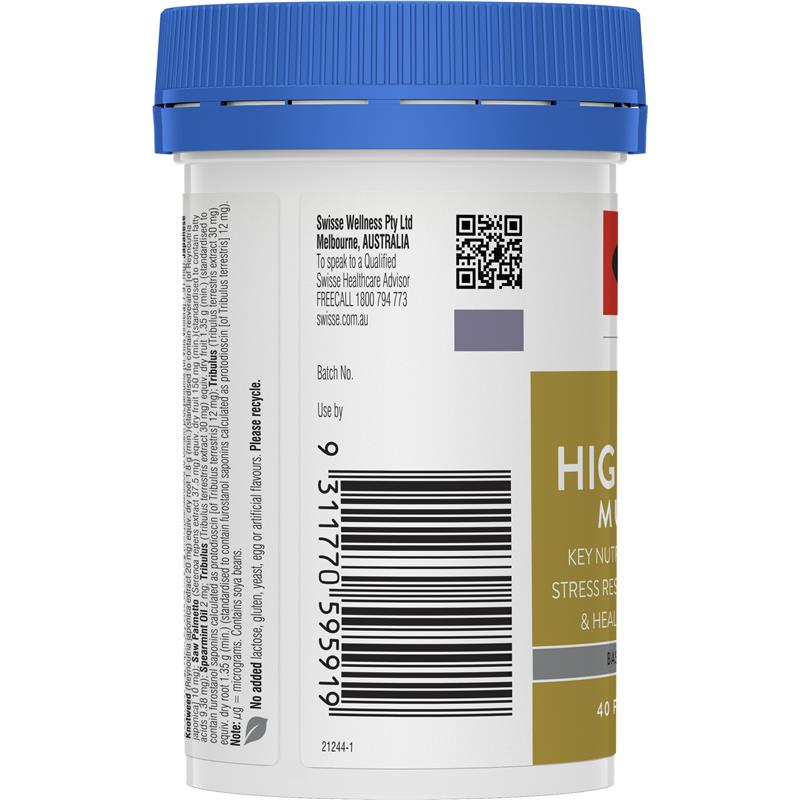 Load image into Gallery viewer, Swisse Men's Ultivite Power Multivitamin 40 Tablets
