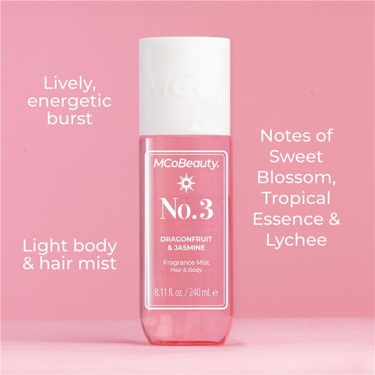 MCoBeauty Dragonfruit & Jasmine No. 3 Fragrance Hair & Body Mist 240ml