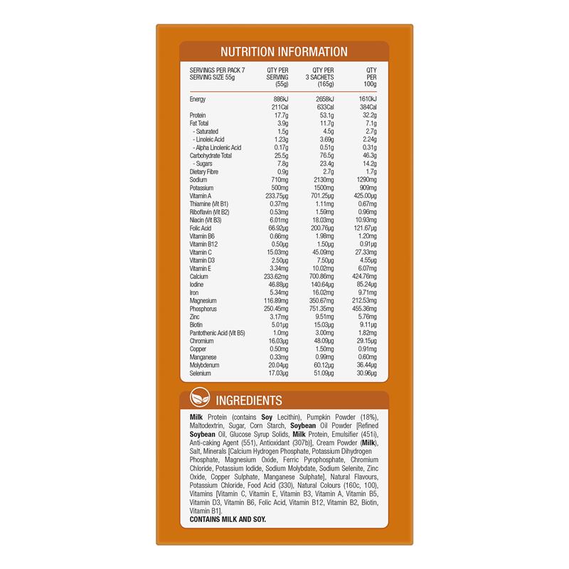 Load image into Gallery viewer, OptiSlim VLCD Soup Pumpkin 7 x 55g
