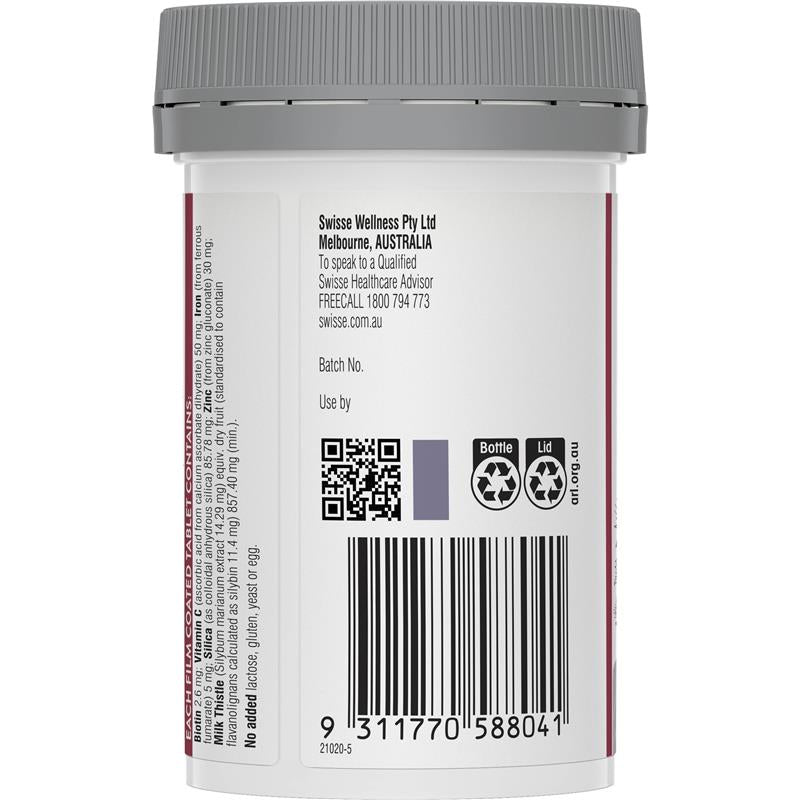 Load image into Gallery viewer, Swisse Beauty Hair Skin Nails+ 60 Tablets
