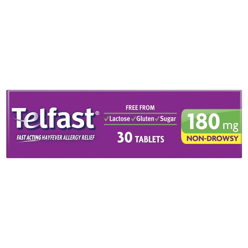 Load image into Gallery viewer, Telfast Hayfever Allergy Tablets 180mg 30 Pack
