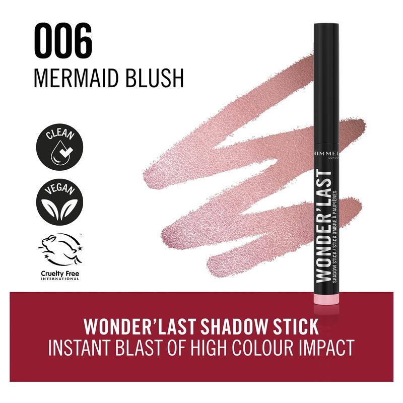 Load image into Gallery viewer, Rimmel Wonder Last Shadow Stick 006 Mermaid Blush
