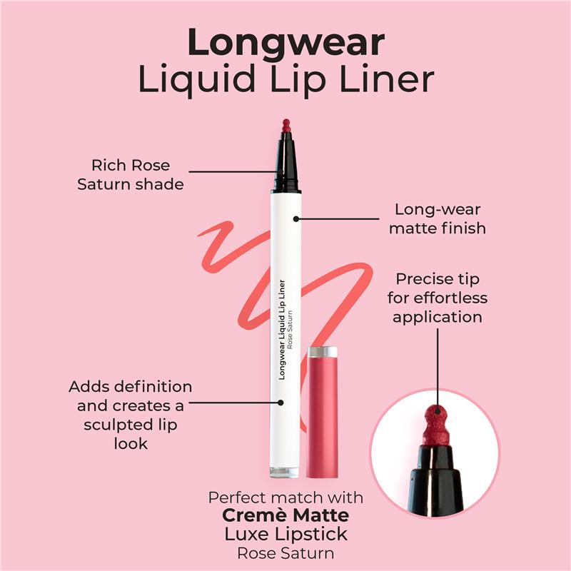 Load image into Gallery viewer, MCoBeauty Liquid Lip Liner Rose Saturn
