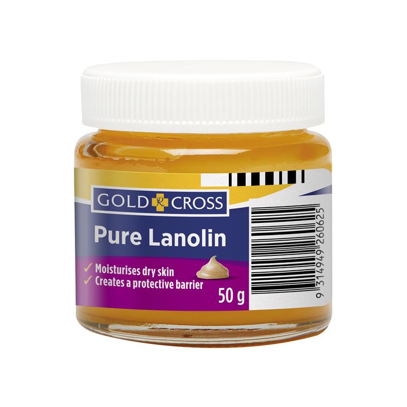 Load image into Gallery viewer, Gold Cross Wool Fat Anhydrous 50g Jar
