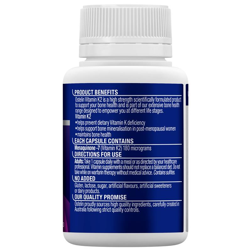 Load image into Gallery viewer, Ostelin Vitamin K2 120 Capsules Exclusive Size
