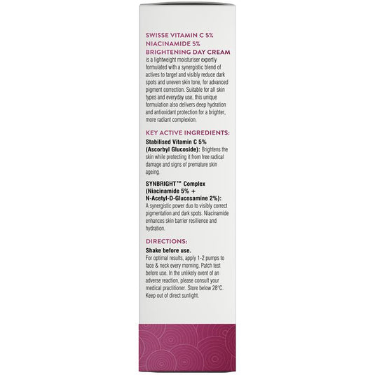 Swisse Skincare Vitamin C 5% Niacinamide 5% Brightening Day Cream 50ml