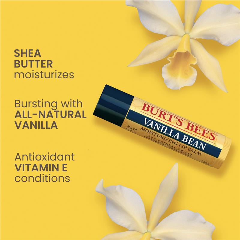 Load image into Gallery viewer, Burts Bees Lip Balm Vanilla Bean 4.25g
