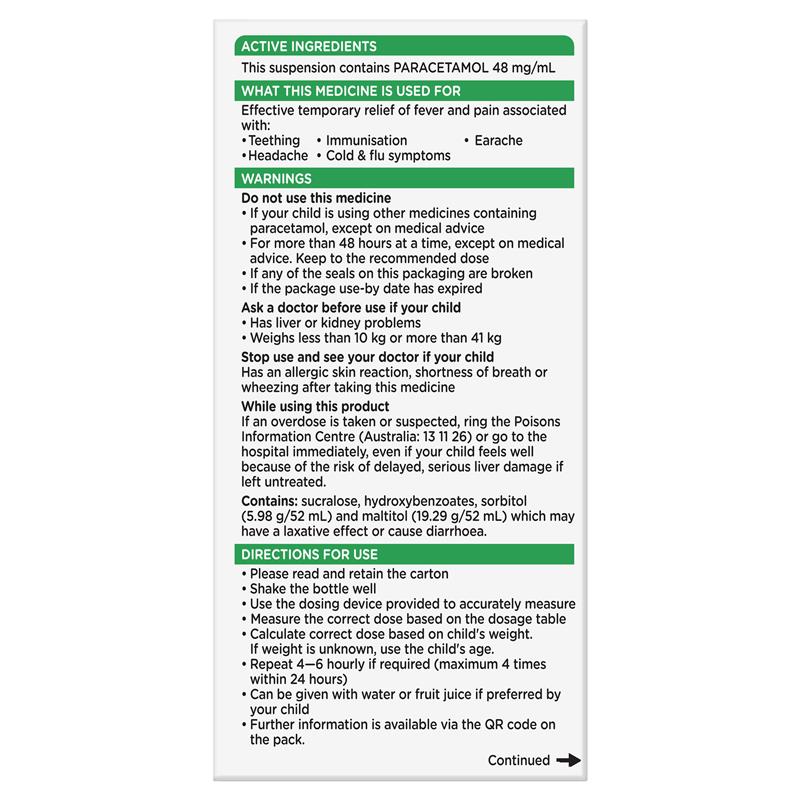 Load image into Gallery viewer, Panadol Children 5-12 Years Suspension Fever &amp; Pain Relief Orange Flavour 200ml
