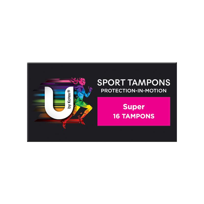 Load image into Gallery viewer, U By Kotex Sport Tampons Super 16 Pack
