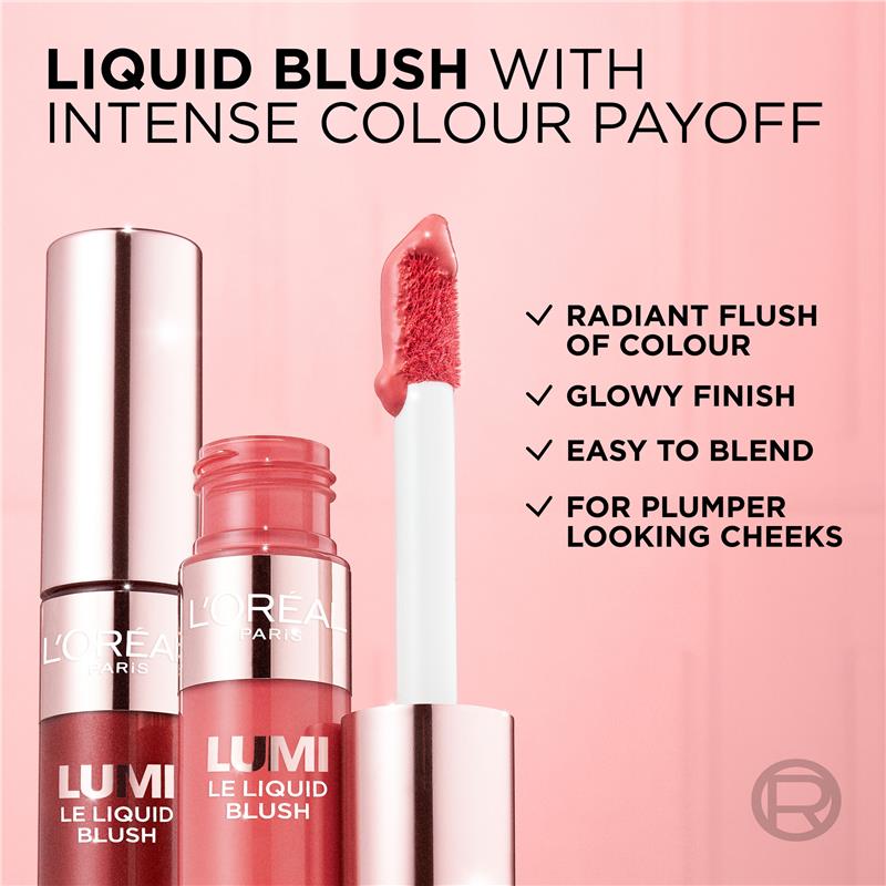 Load image into Gallery viewer, L'Oreal Paris Lumi Le Liquid Blush 640 Rouge Paris
