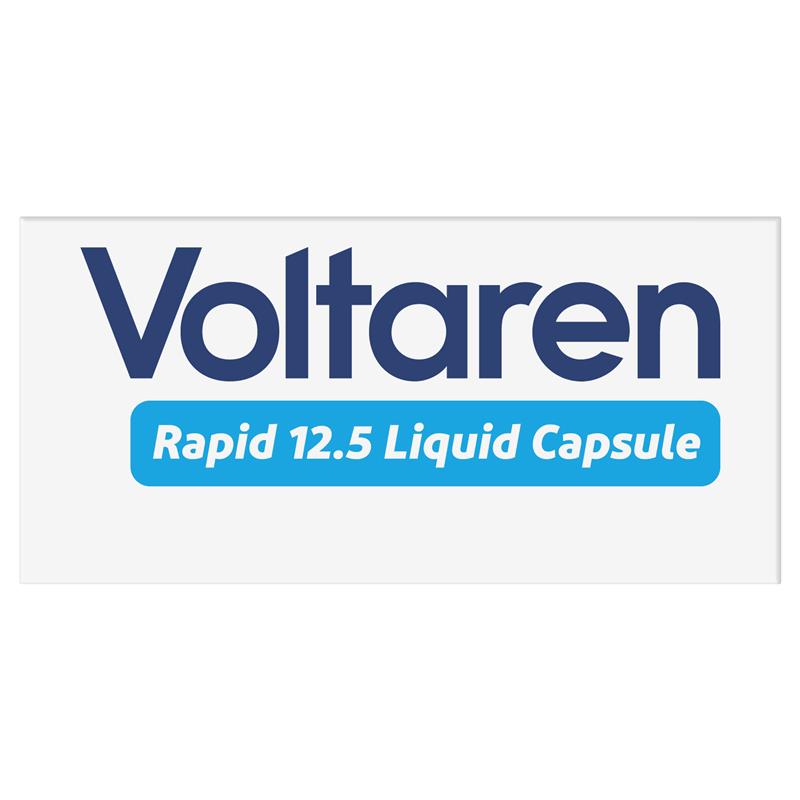 Load image into Gallery viewer, Voltaren Rapid 12.5mg Pain Relief Liquid Capsules 20
