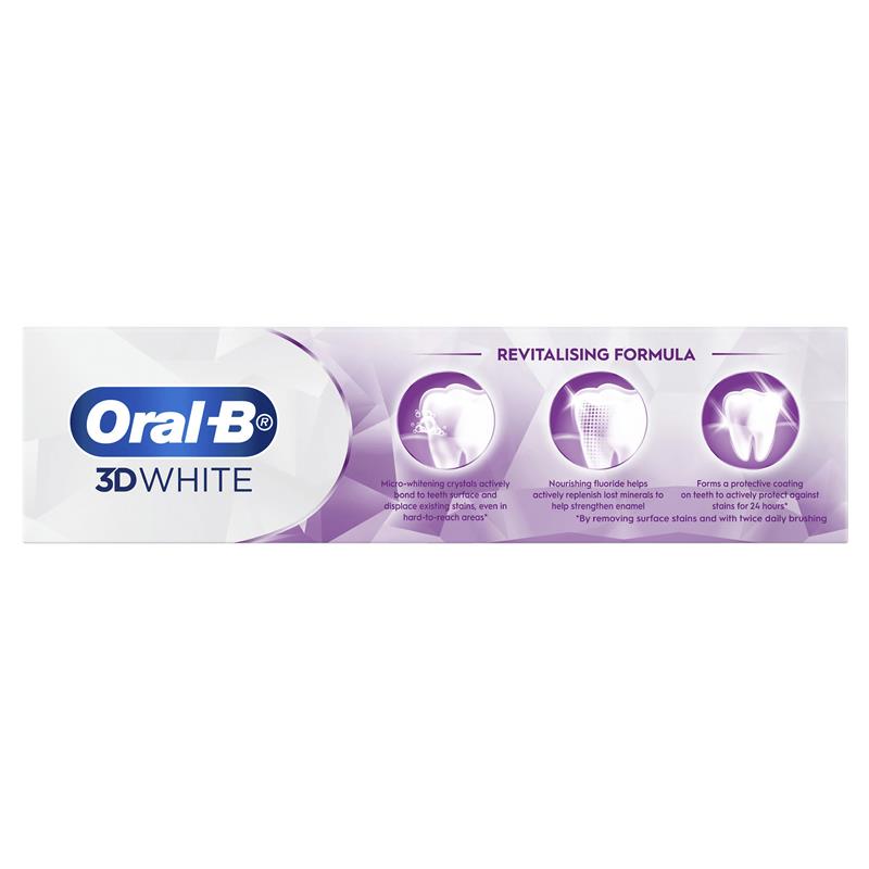 Load image into Gallery viewer, Oral B Toothpaste 3D White Lasting Enamel Strong 95g
