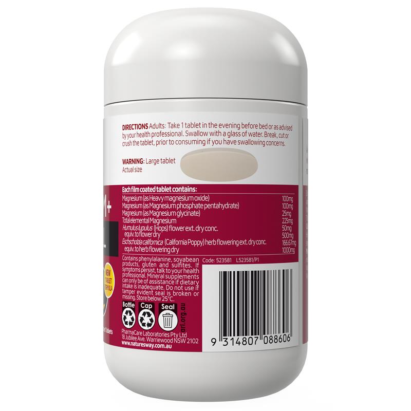 Load image into Gallery viewer, Nature's Way Magnesium + Sleep Well 60 Tablets
