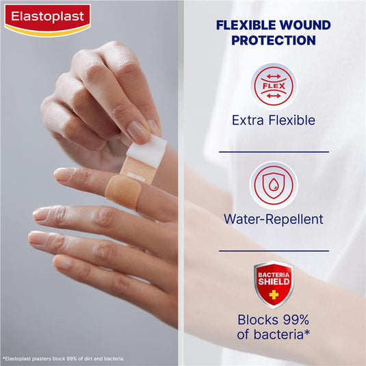 Elastoplast Flexible Fabric Strips Assorted 40 Pack