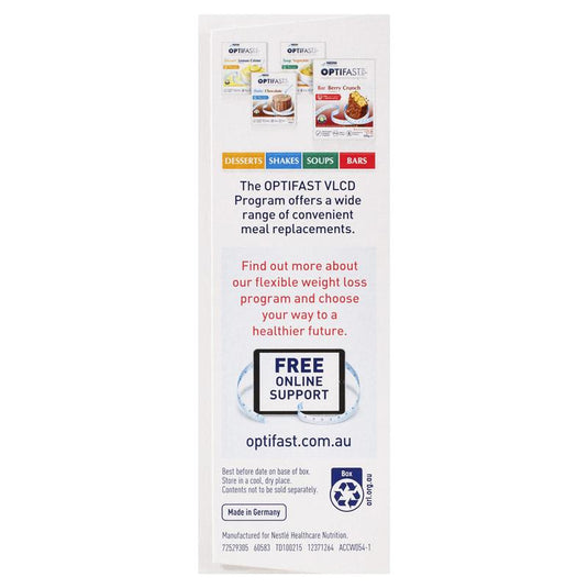 Optifast VLCD Bars Cereal 6 X 65g