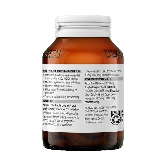 Blackmores Macu Vision Plus 120 Tablets