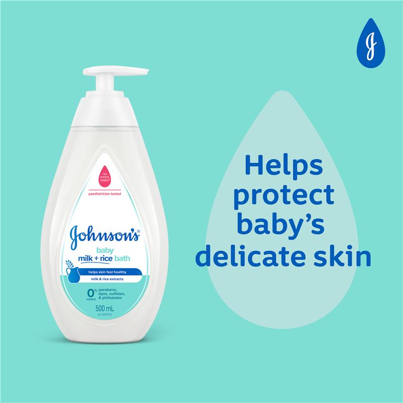 Load image into Gallery viewer, Johnsons Baby Bath Milk &amp; Rice 500mL
