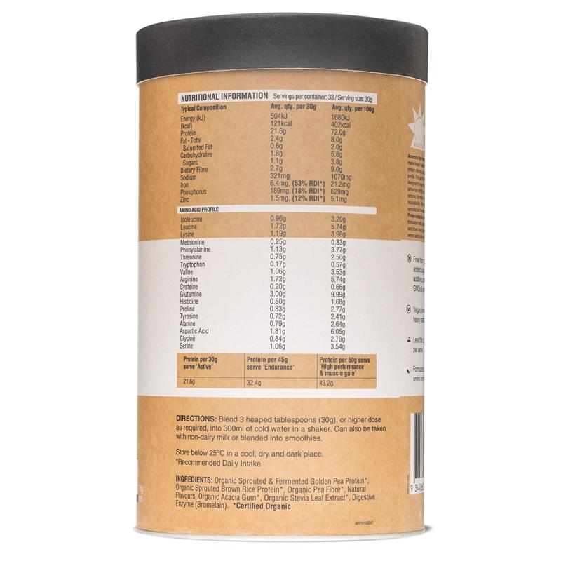 Load image into Gallery viewer, Amazonia RAW Protein Isolate Vanilla 1kg
