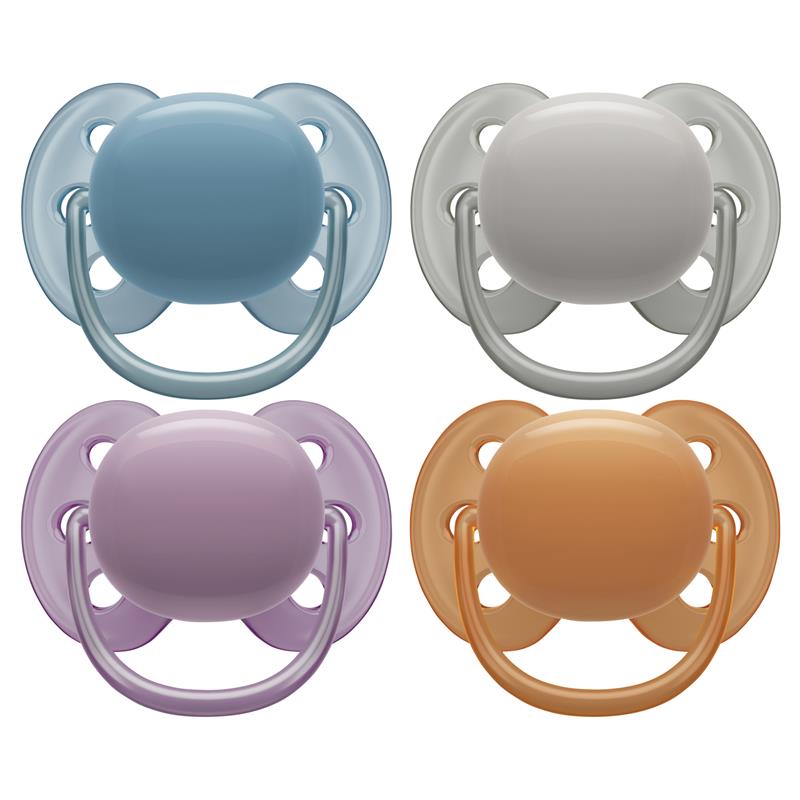 Load image into Gallery viewer, Avent Ultra Soft Soother Neutral 6 - 18 Months 2 Pack
