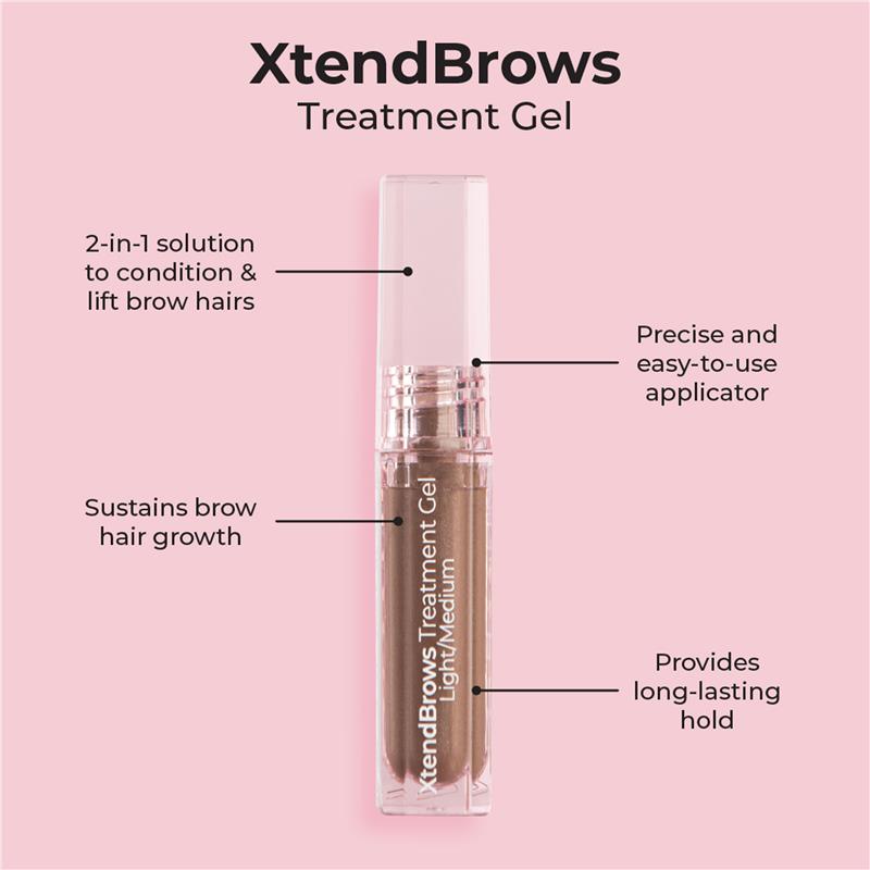 Load image into Gallery viewer, MCoBeauty XtendBrows Treatment Gel Light/Medium
