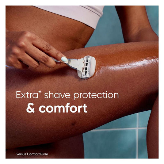 Gillette Venus ComfortGlide Sugarberry Scent With Olay Razor Handle + 4 Blades