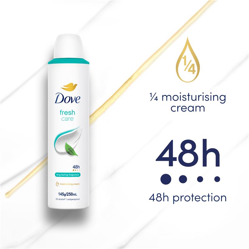 Load image into Gallery viewer, Dove Women Antiperspirant Aerosol Fresh Citrus 250ml
