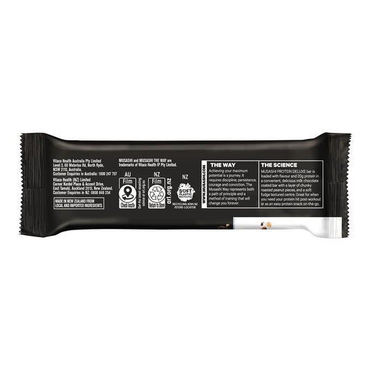 Musashi Deluxe Protein Bar Peanut Crunch 60g