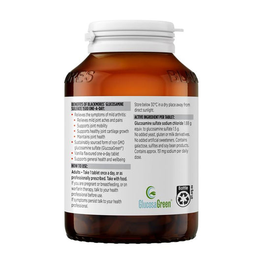 Blackmores Glucosamine Sulfate 1500mg One-A-Day 90 Tablets