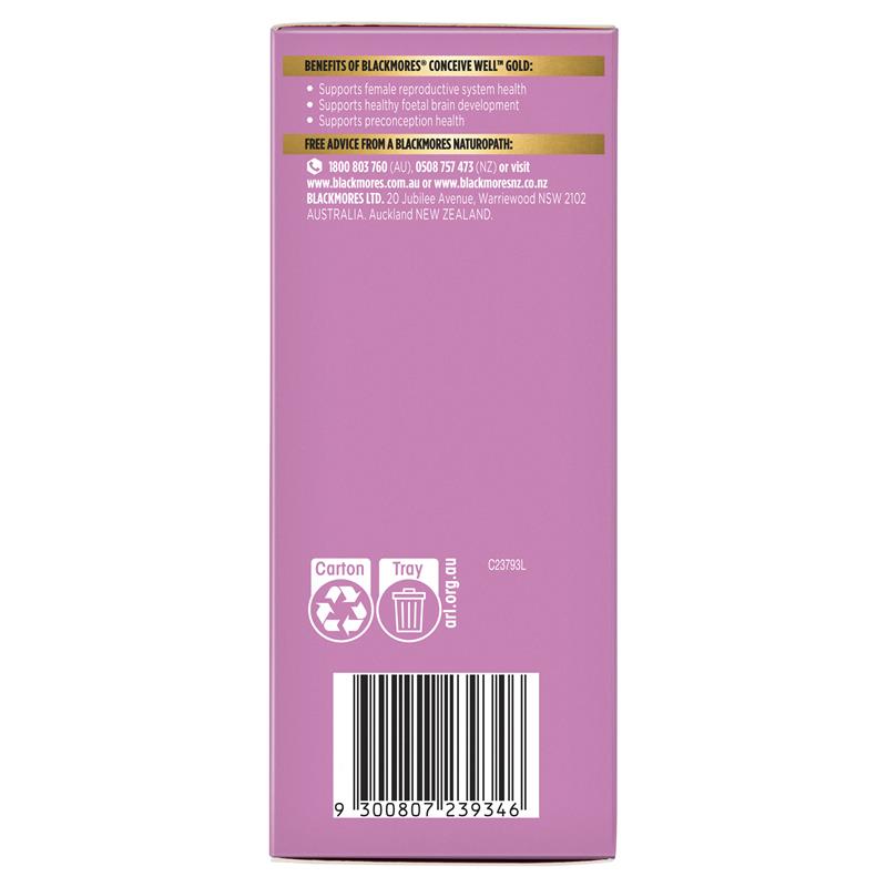 Load image into Gallery viewer, Blackmores Conceive Well Gold 28 Tablets &amp; 28 Capsules
