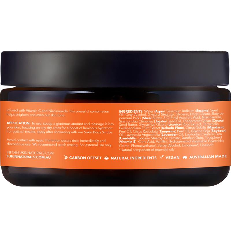 Load image into Gallery viewer, Sukin Brightening Vitamin C &amp; Niacinamide Body Butter 240ml
