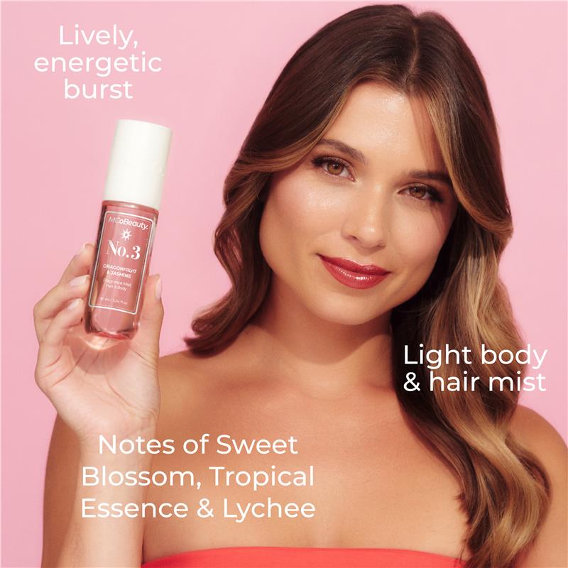 Load image into Gallery viewer, MCoBeauty Dragonfruit &amp; Jasmine No. 3 Fragrance Hair &amp; Body Mist 90ml
